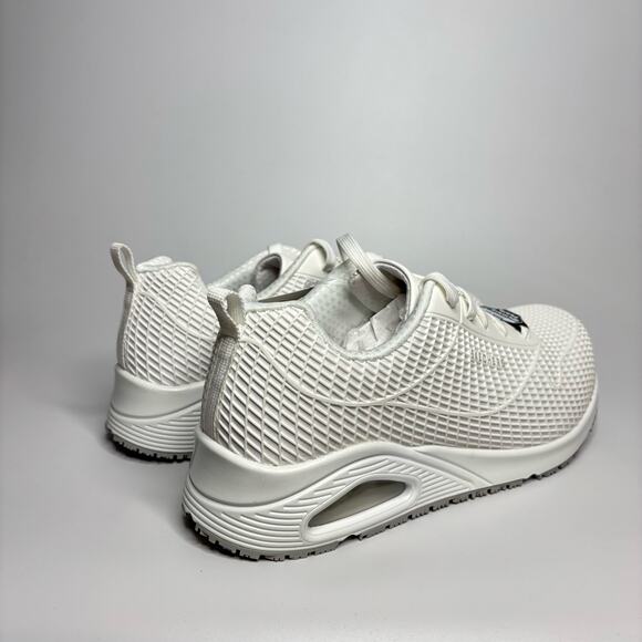 Skechers Work Women’s UNO SR Jhansi Composite Toe Safety Shoes in White - Picture 3 of 8